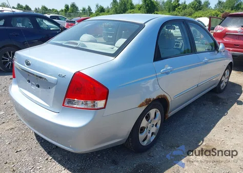 2008 Kia Spectra Ex from USA, damaged, VIN KNAFE122885544340